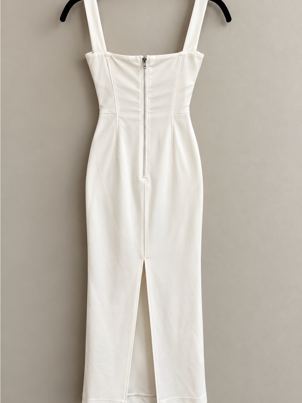 PrettyLittleThing White Woven Corset Detail Maxi Dress Size 0 NWT - Picture 8 of 12